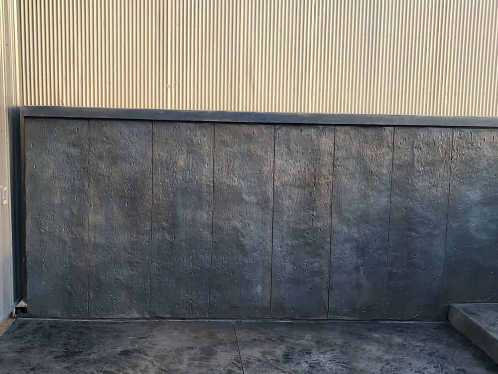 Vertical Concrete Installation image