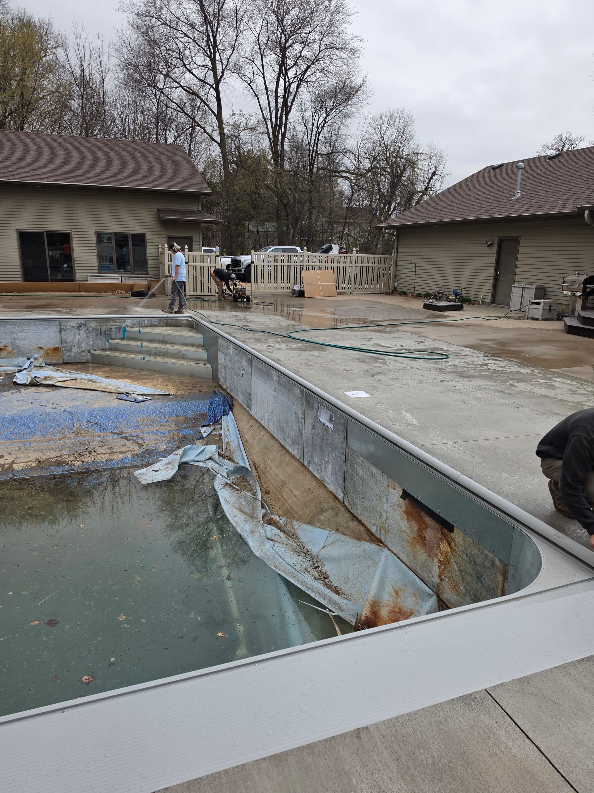 Gallery photos for Pool Deck Concrete Pour for Nassau Pools Start to Finish: Image #3