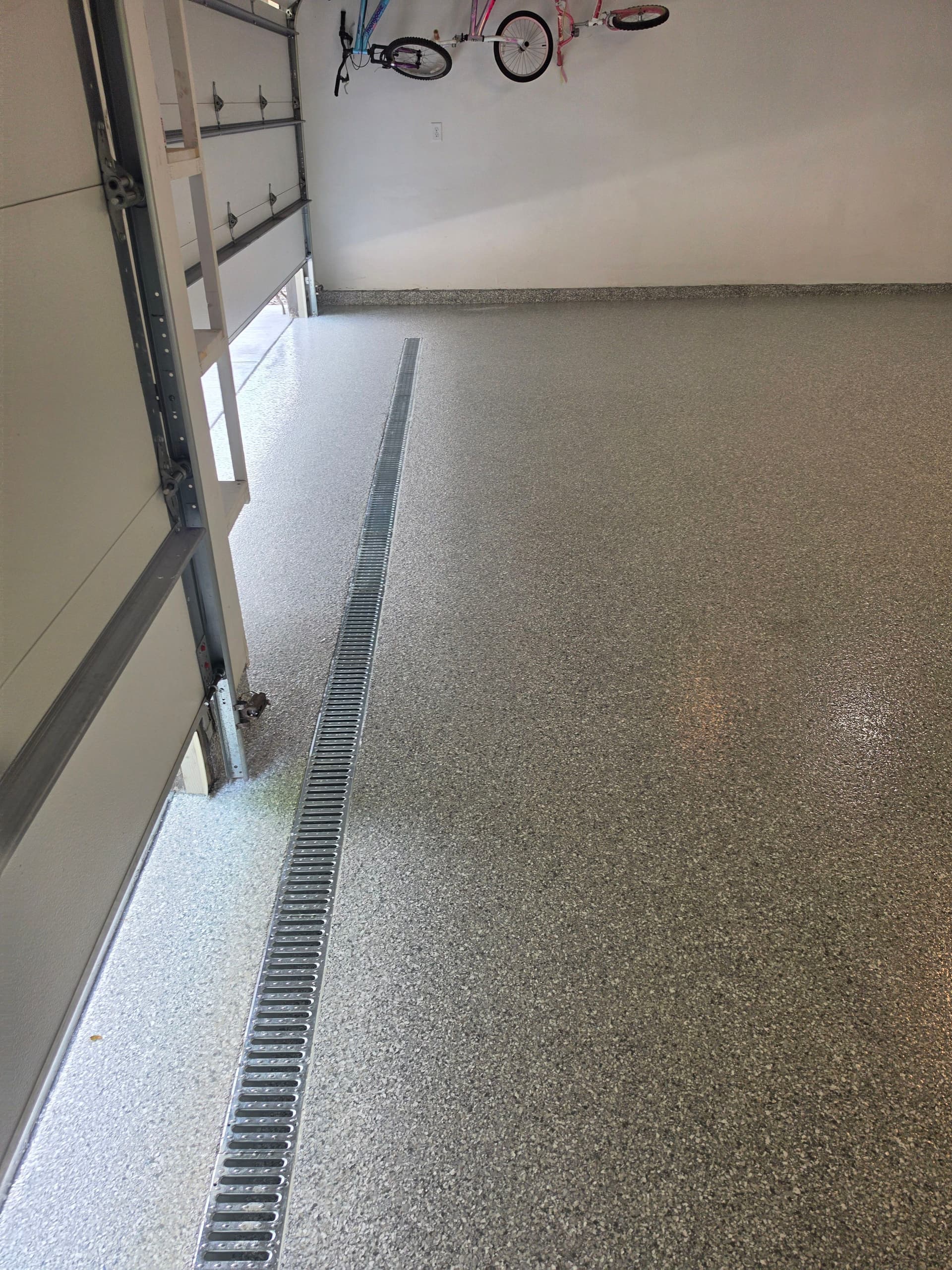 Garage Drain, Apron, Sidewalk, and Floor Coating Done Right image