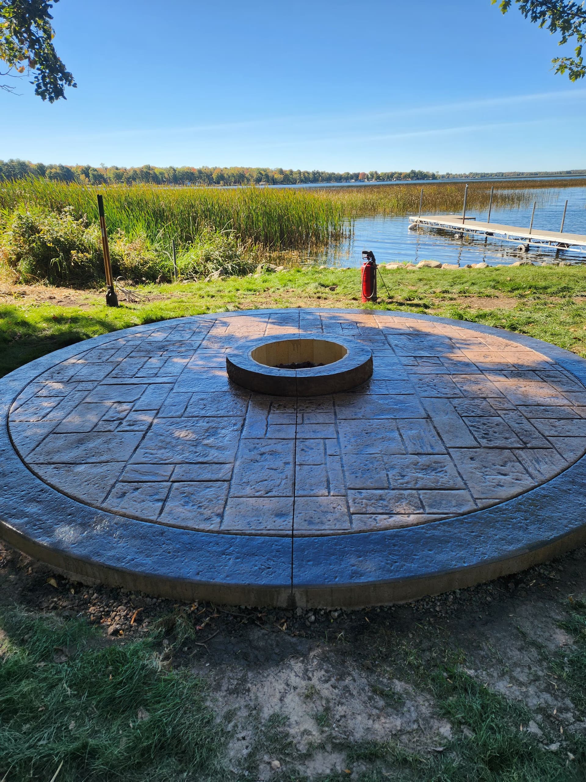 Stamped vs. Traditional Concrete: Which Is Right for Your Big Lake Property? image