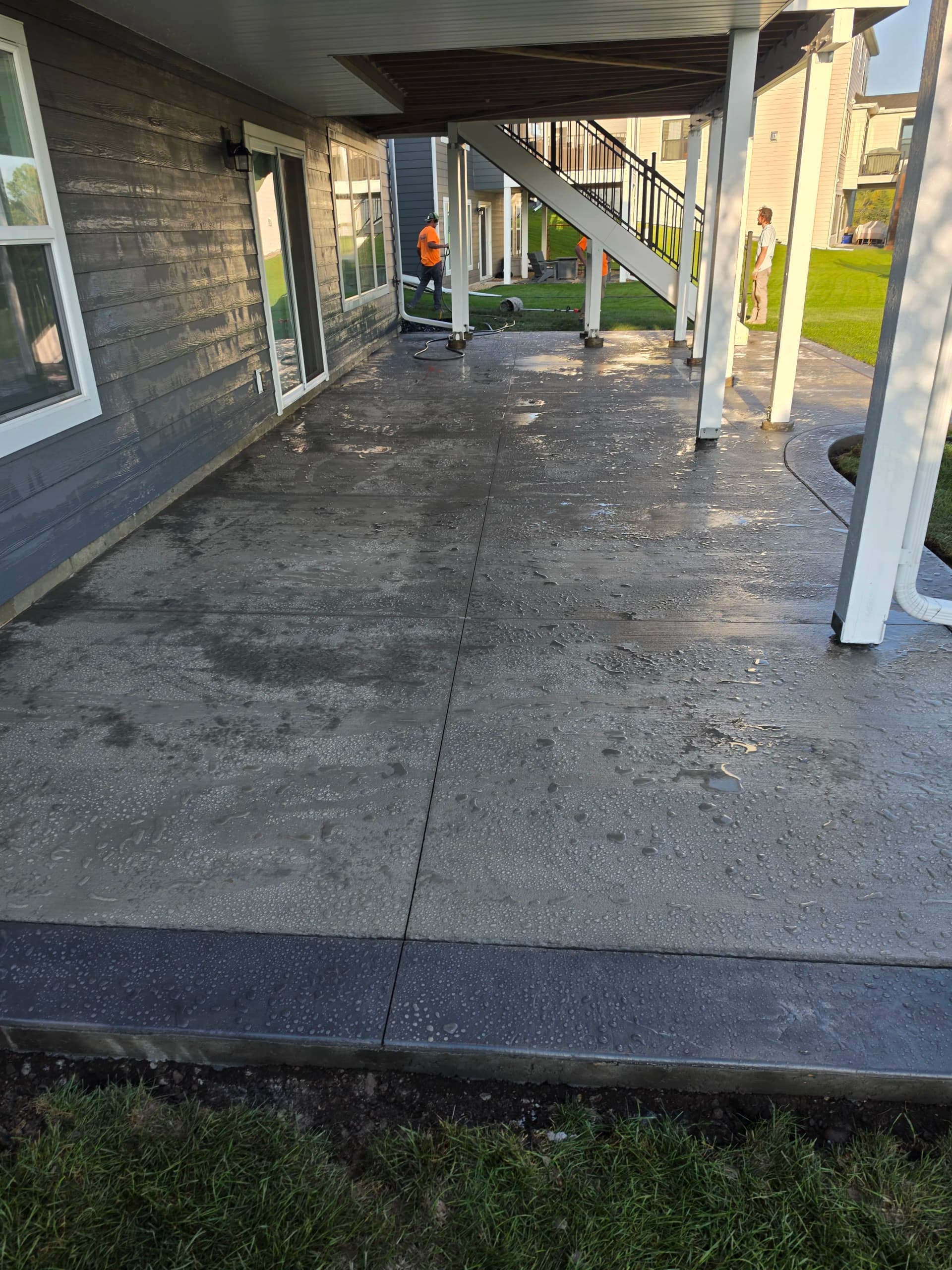 Gallery photos for Stamped Concrete Patios, Seat Walls, and Driveway Extensions Done Right: Image #3
