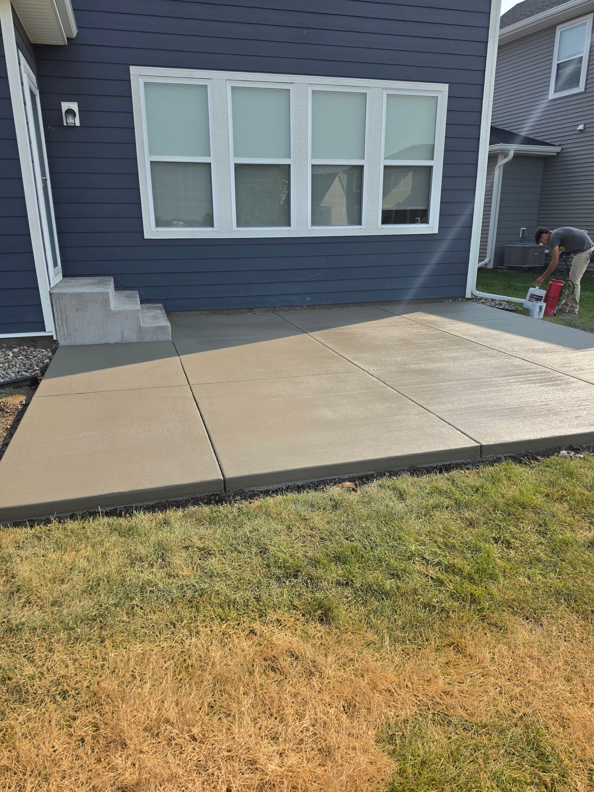 Gallery photos for Stamped Concrete Patios That Turn Backyards Into Usable Space: Image #8