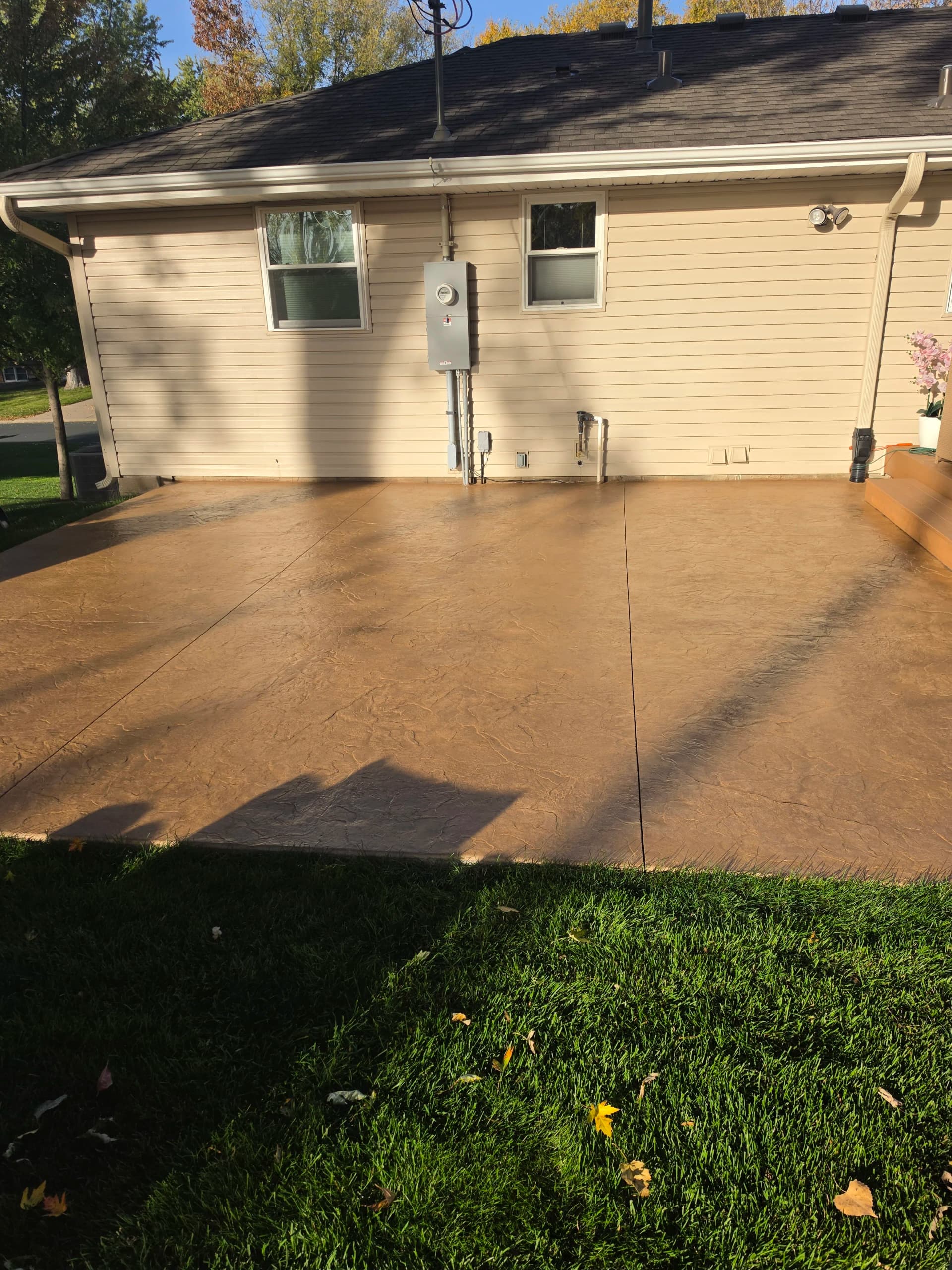 Gallery photos for Metallic Epoxy, Flake Coatings, and Stamped Concrete - A Busy Season Recap: Image #9