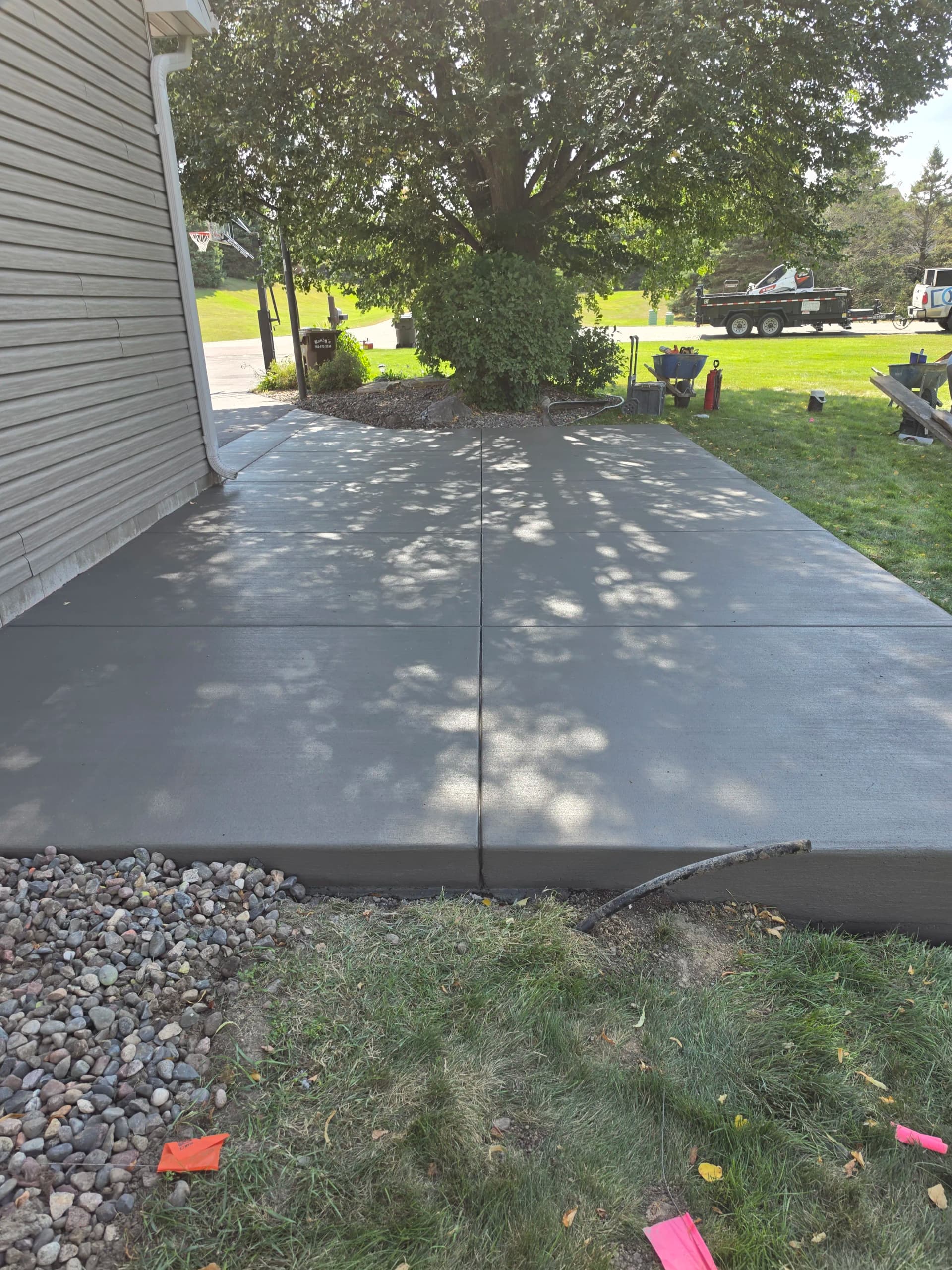 Gallery photos for Stamped Concrete Patios, Seat Walls, and Driveway Extensions Done Right: Image #7