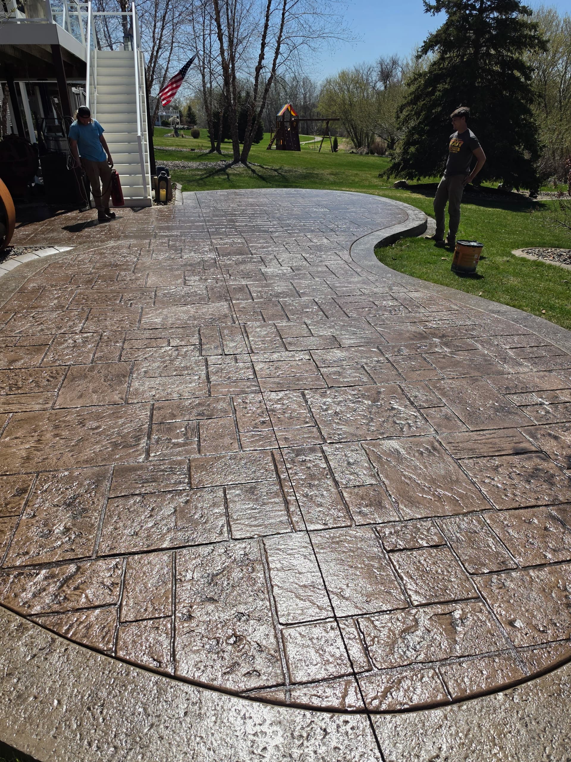 A Season Full of Stamped Concrete We're Proud Of image