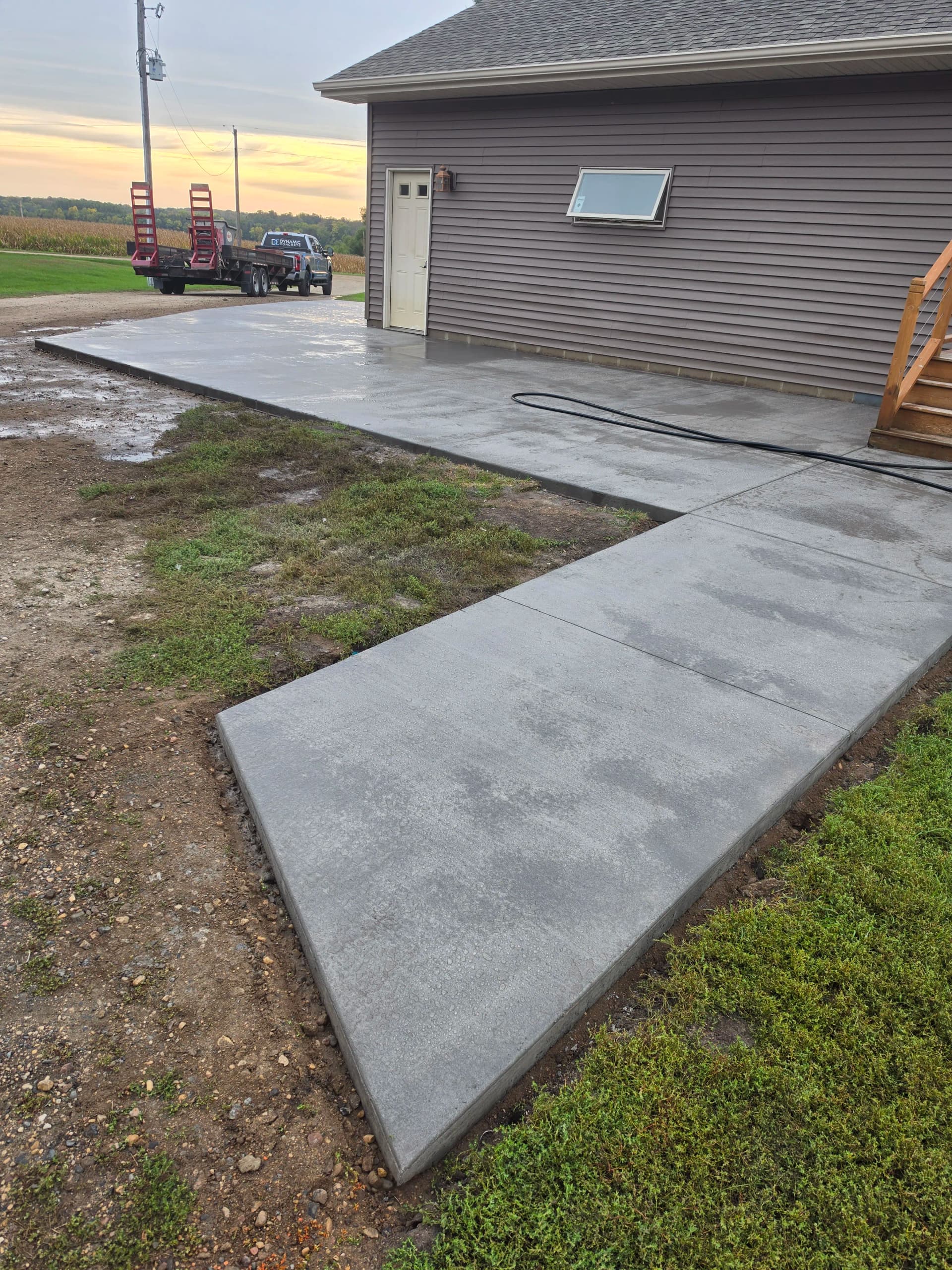 Driveways, Patios, and Stamped Concrete - A Busy Week of Quality Pours image