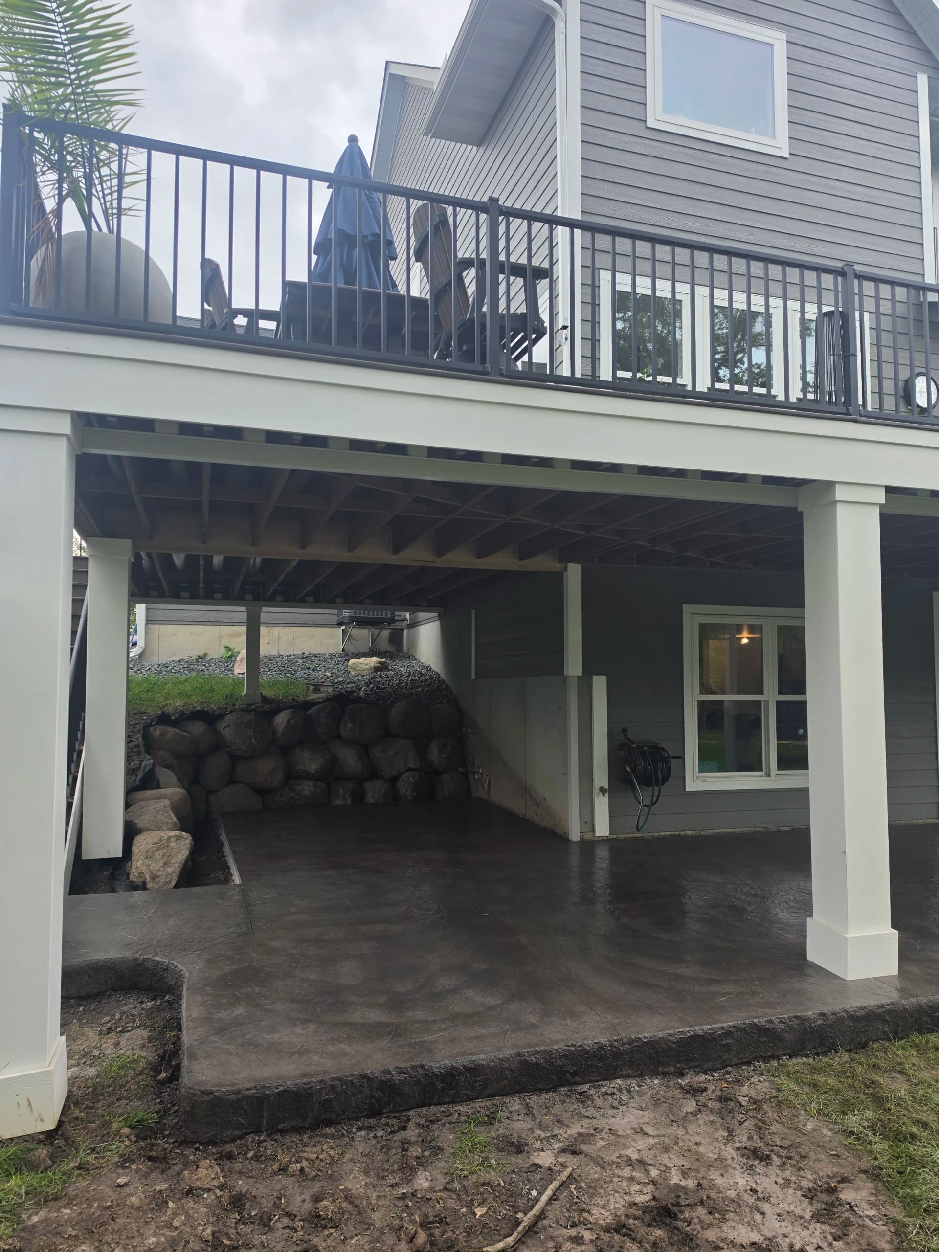 Gallery photos for Driveways, Patios, and Stamped Concrete - A Busy Week of Quality Pours: Image #5