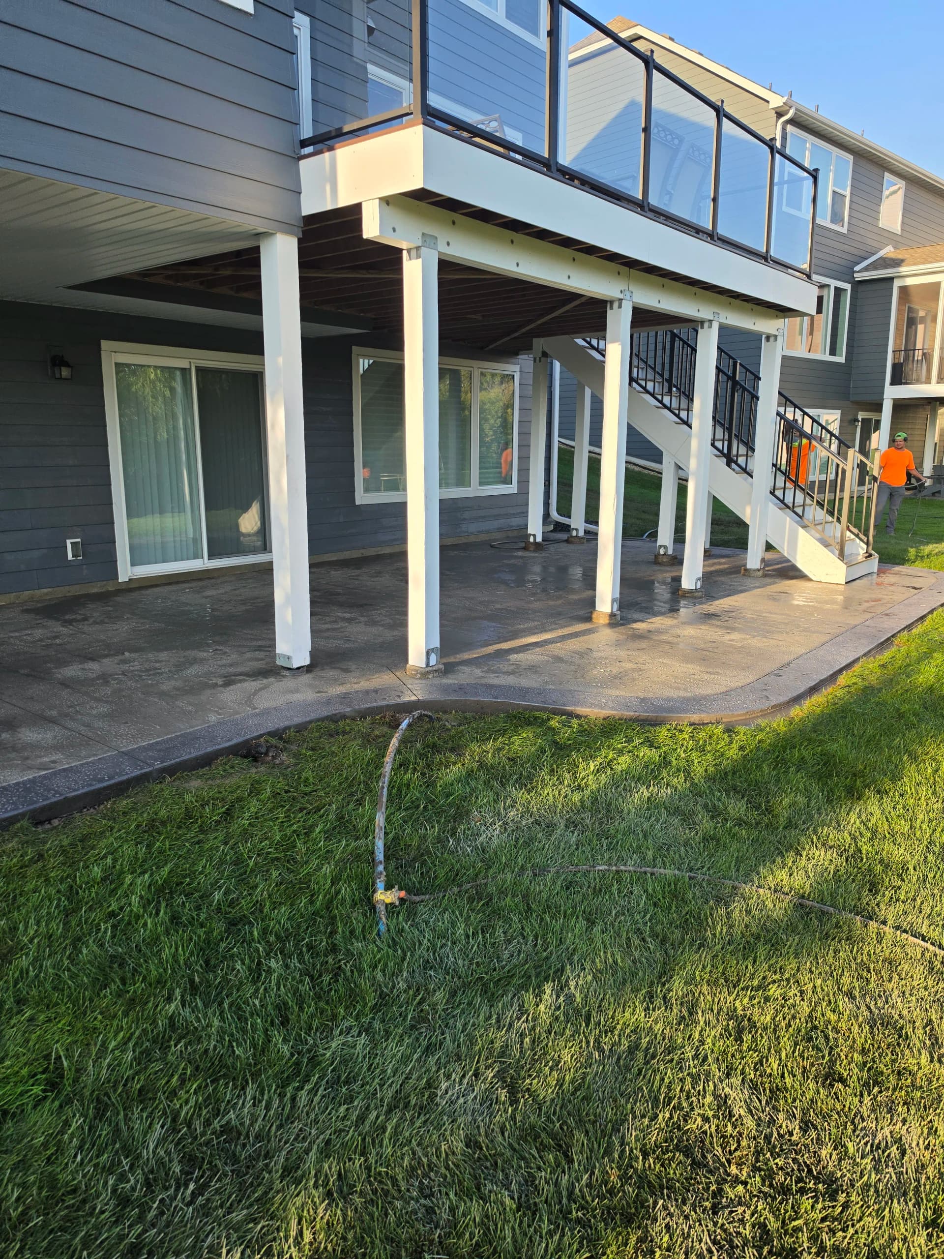Gallery photos for Stamped Concrete Patios, Seat Walls, and Driveway Extensions Done Right: Image #4