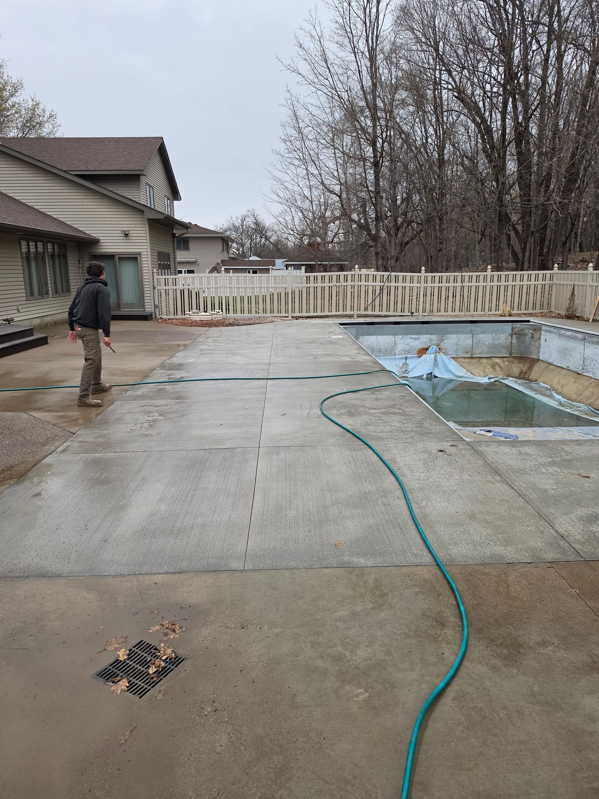 Pool Deck Concrete Pour for Nassau Pools Start to Finish image