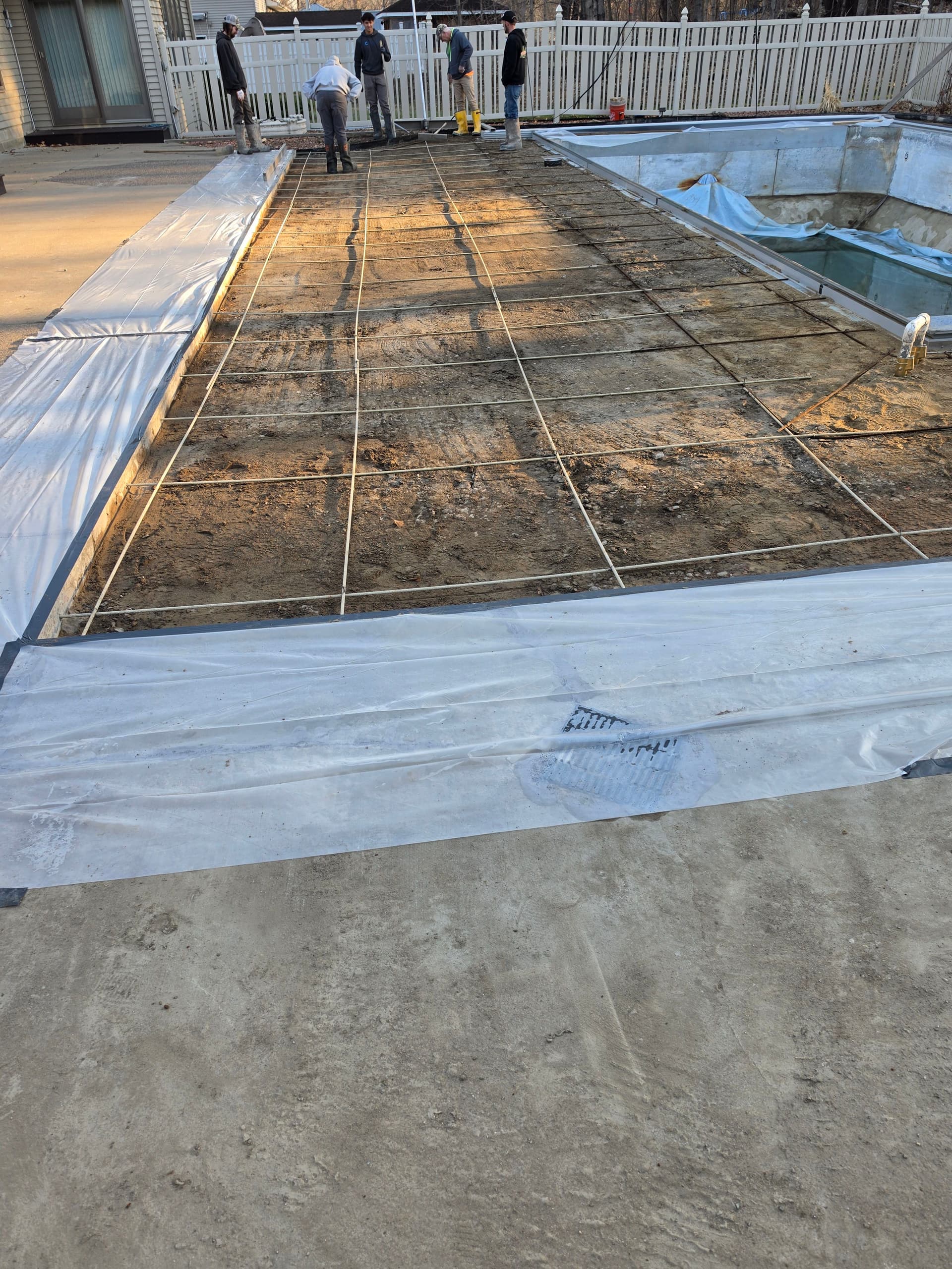 Gallery photos for Pool Deck Concrete Pour for Nassau Pools Start to Finish: Image #8