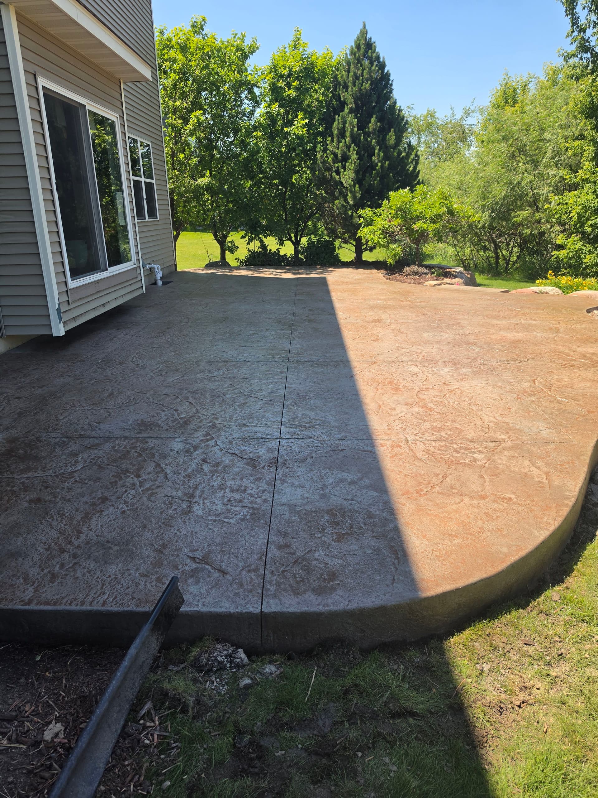 Gallery photos for 4 Backyard Concrete Patios Built in One Week: Image #1