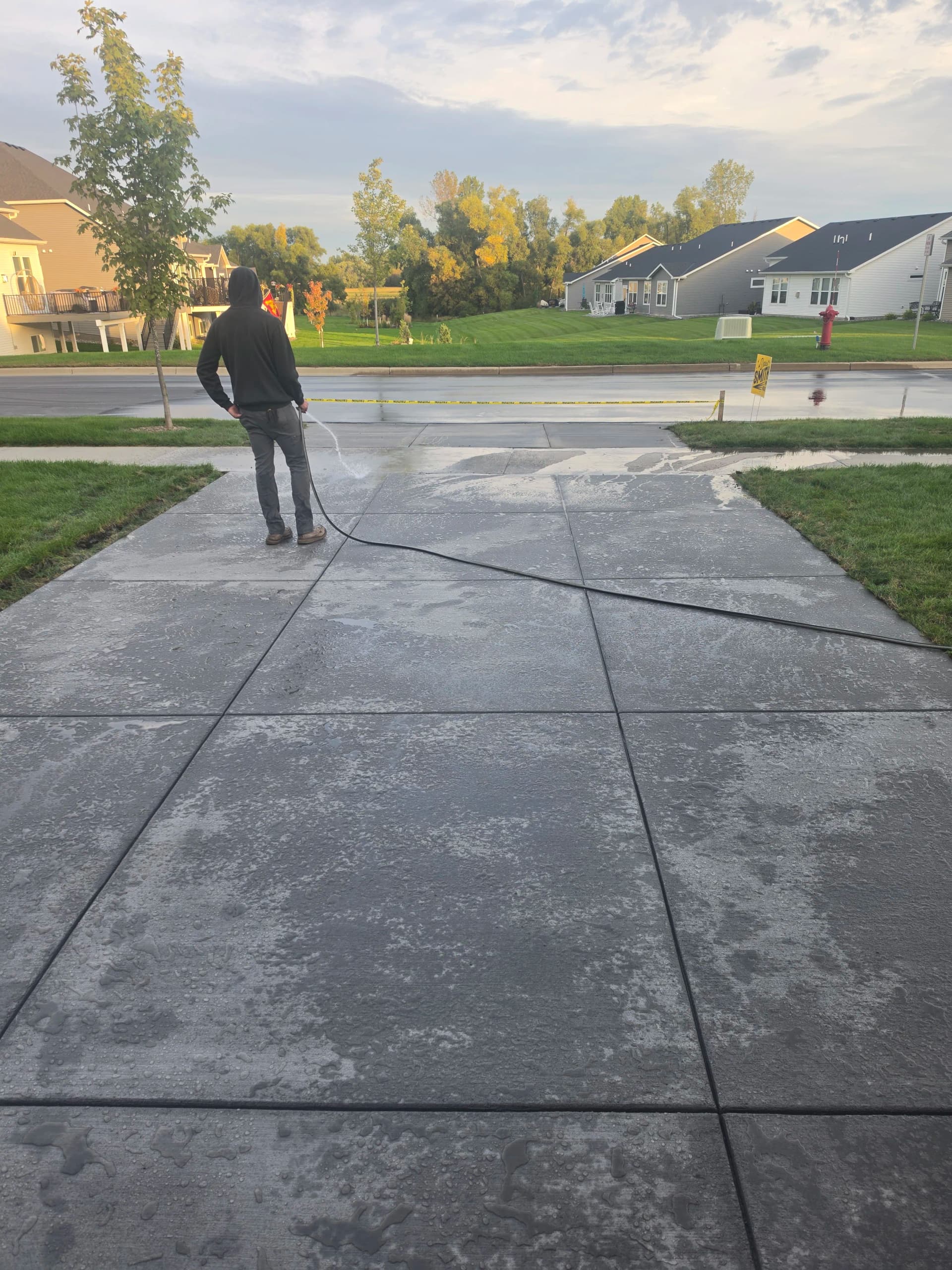 Gallery photos for Driveways, Patios, and Stamped Concrete - A Busy Week of Quality Pours: Image #7