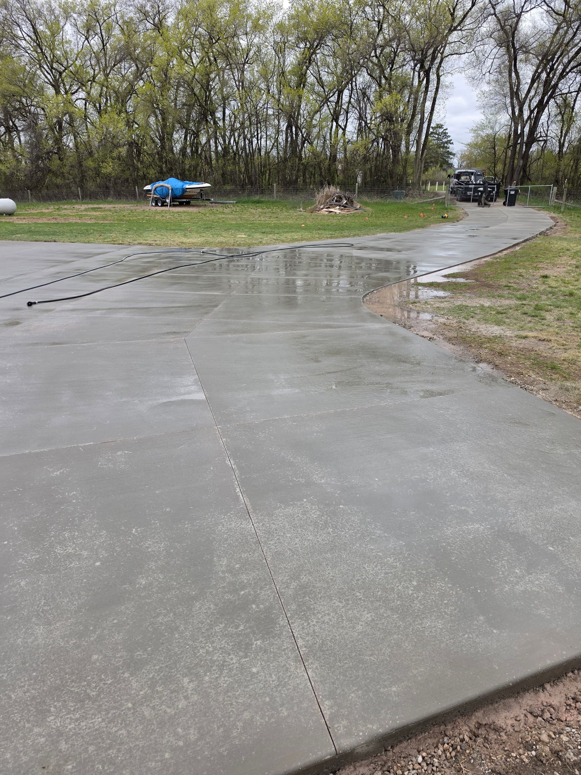50 Yards of Concrete Poured on a Large Residential Property image