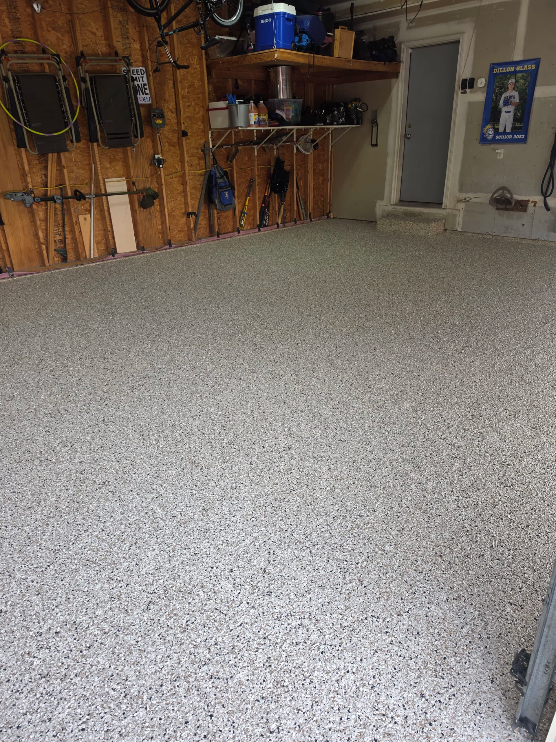 Gallery photos for Metallic Epoxy, Flake Coatings, and Stamped Concrete - A Busy Season Recap: Image #7