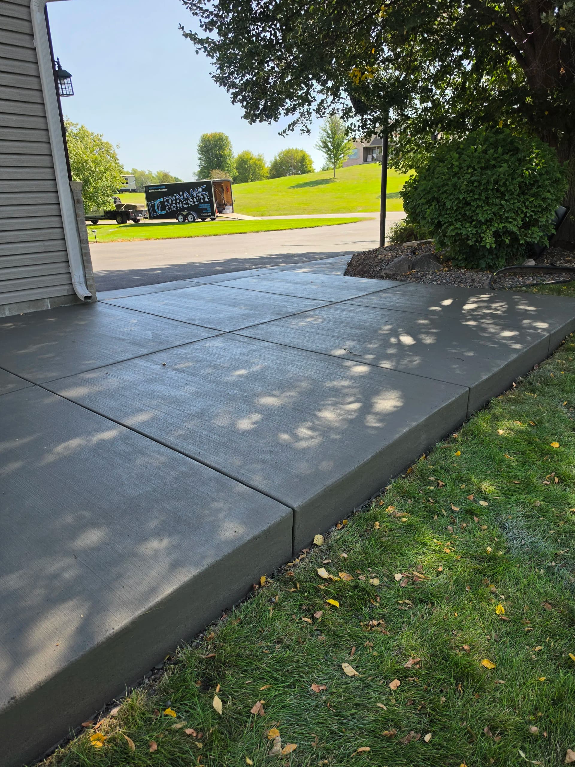Gallery photos for Stamped Concrete Patios, Seat Walls, and Driveway Extensions Done Right: Image #6