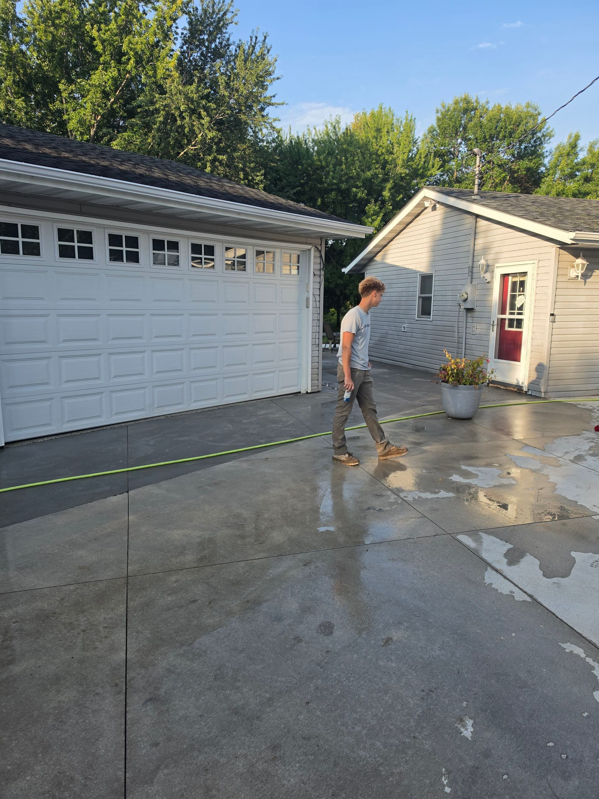 Gallery photos for Patio, Apron, and Breezeway Concrete Work With Real Drainage Fixes: Image #3