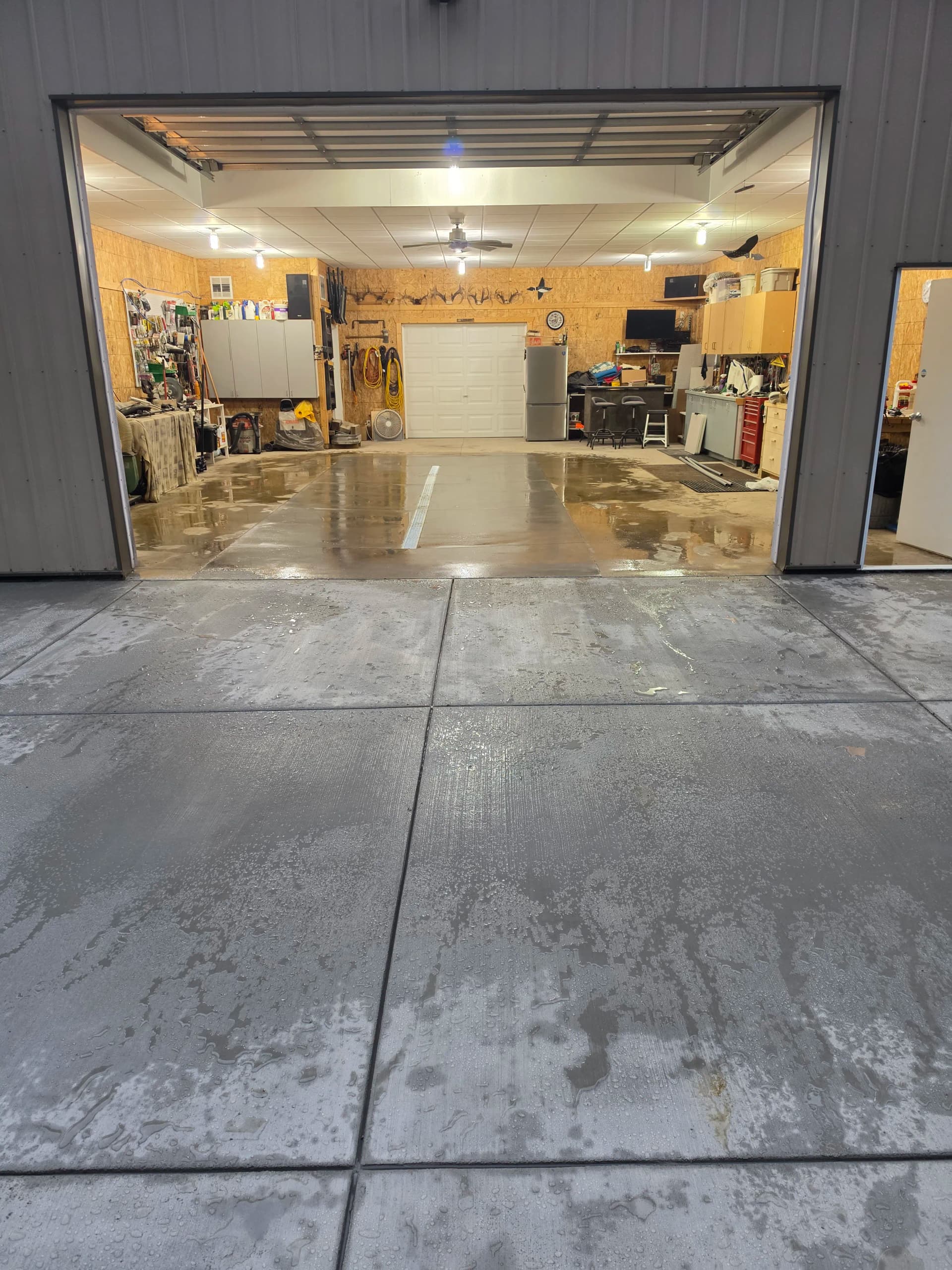 Gallery photos for Garage and Shed Concrete Tearout with Drains, Aprons, and Sidewalk: Image #1