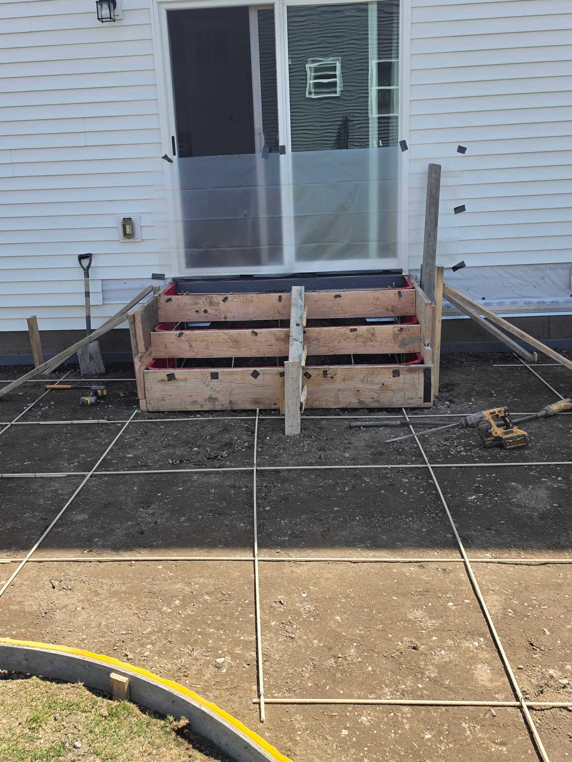 Gallery photos for Stamped Concrete Patio with Steps in Rogers MN: Image #4