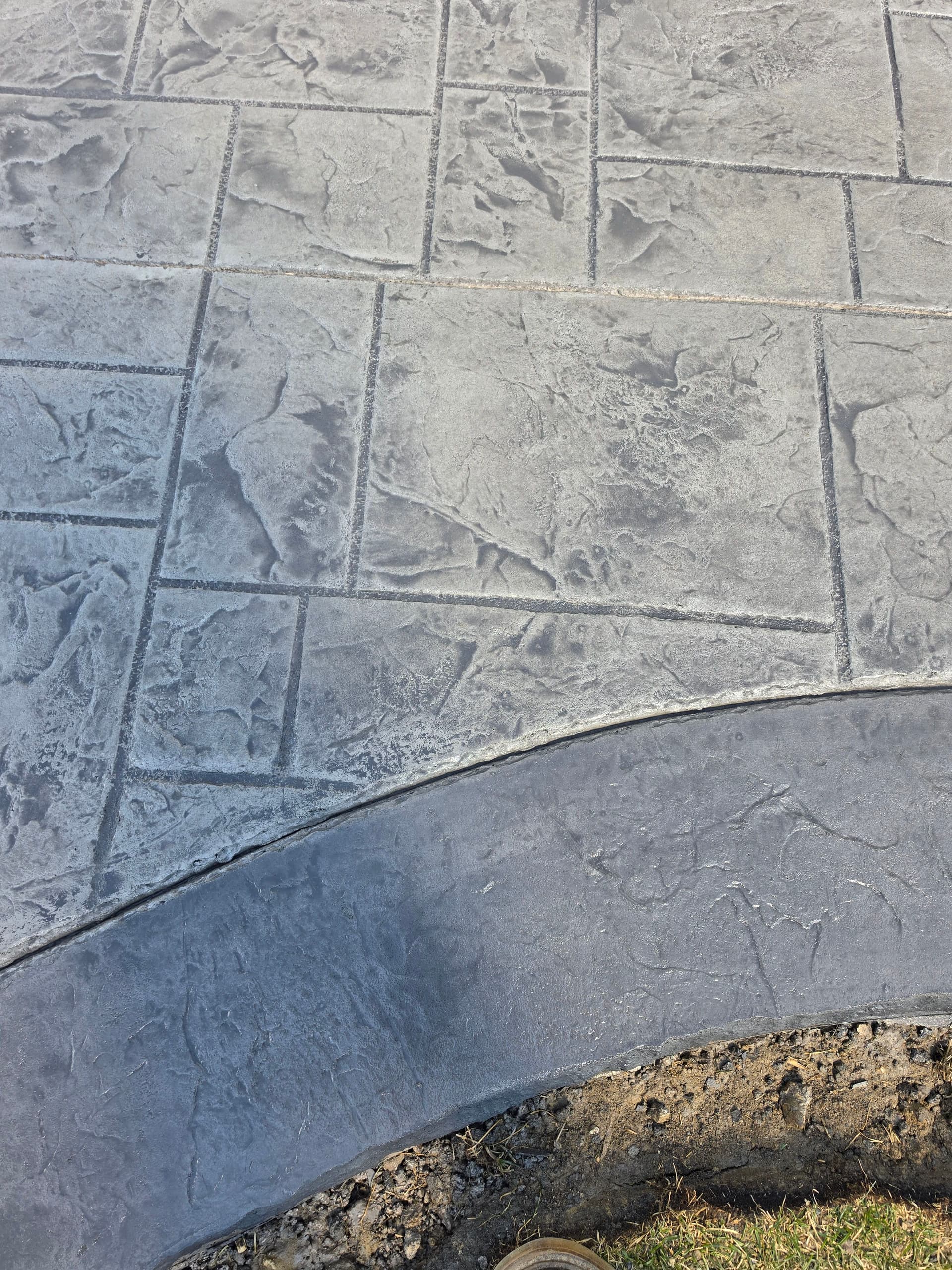 Gallery photos for Stamped Concrete Patio with Steps in Rogers MN: Image #3