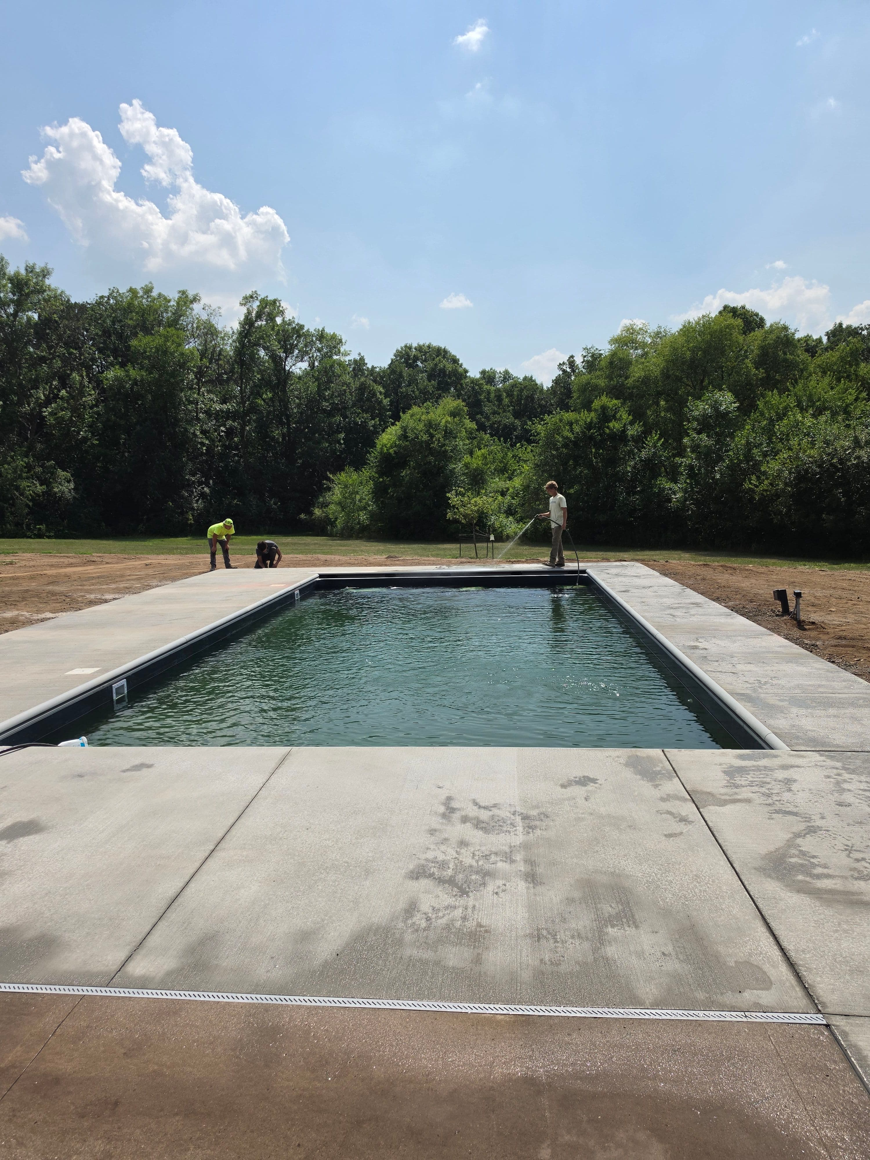 Project Pool Deck, Patios, and a Metallic Interior Floor All in One image