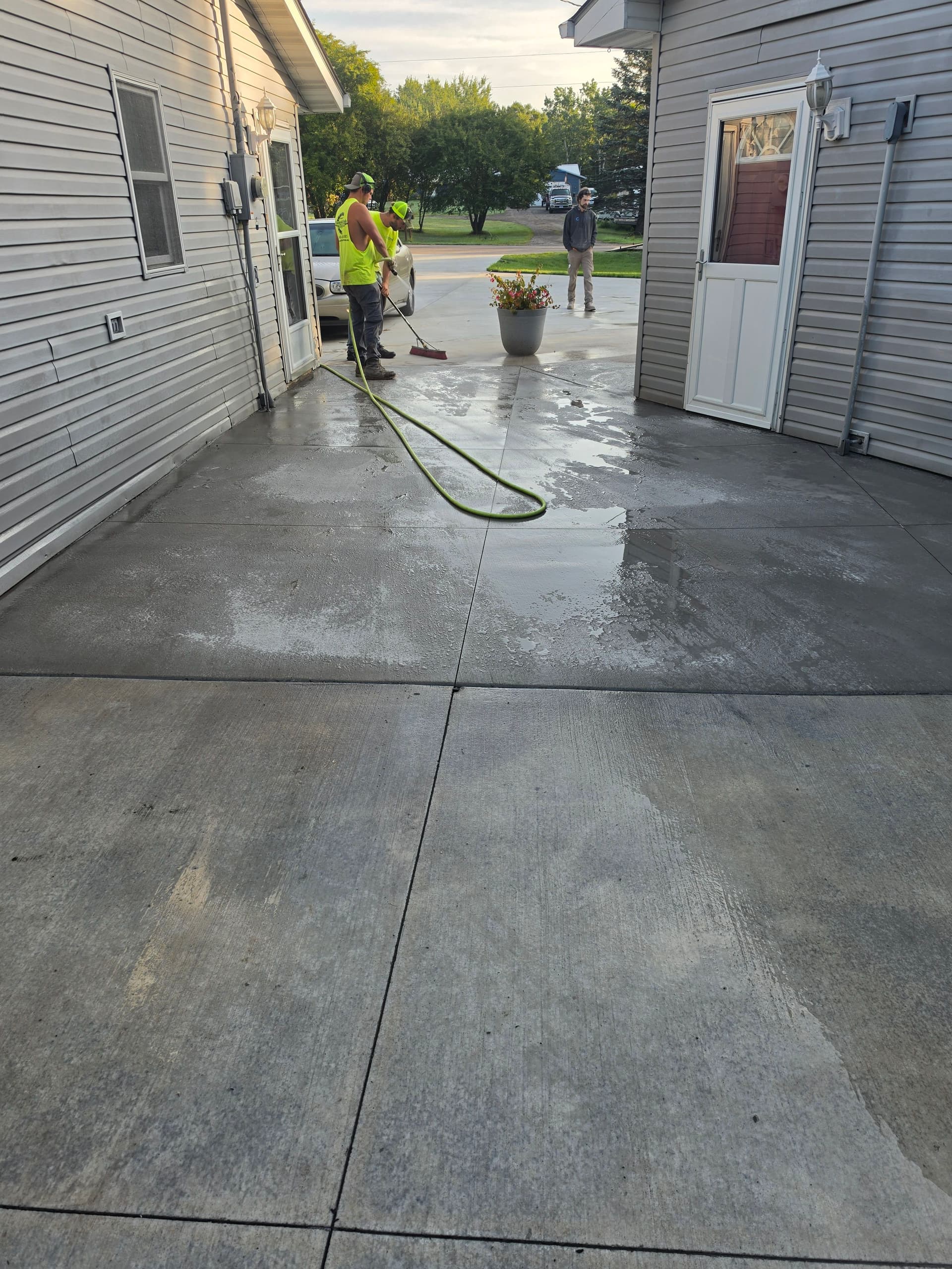 Gallery photos for Patio, Apron, and Breezeway Concrete Work With Real Drainage Fixes: Image #5