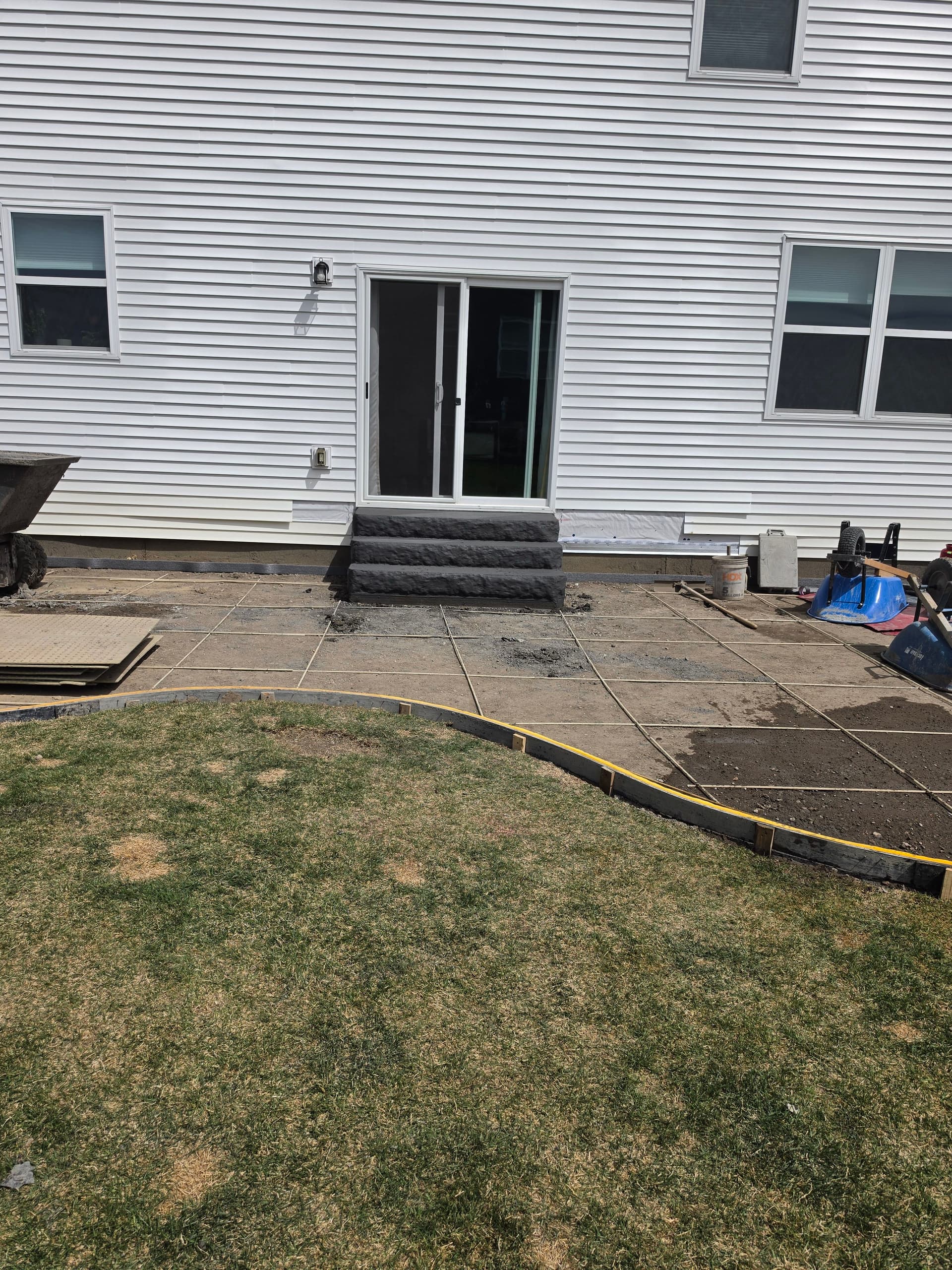 Gallery photos for Stamped Concrete Patio with Steps in Rogers MN: Image #5